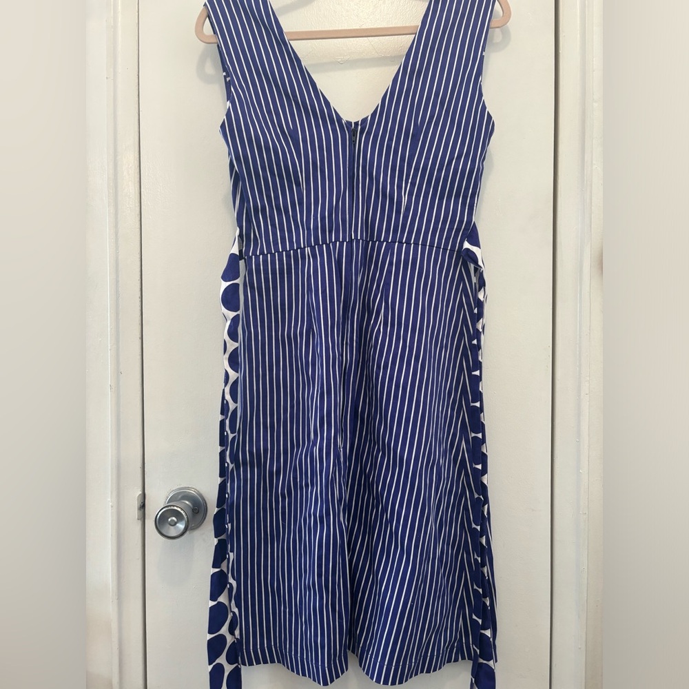 50’s inspired mod tie-waist dress with back zipper  - made in Canada